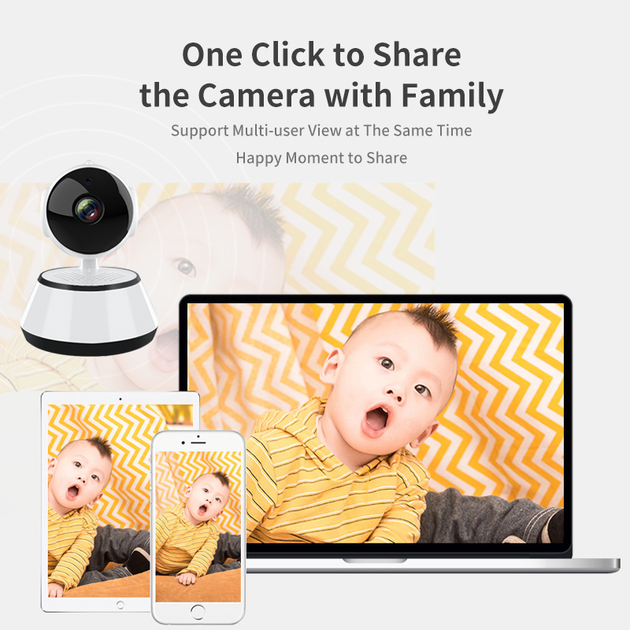 Панорамная Wi-Fi / IP Камера Clefers TK-Q6 1mp (5001945) - зображення 8