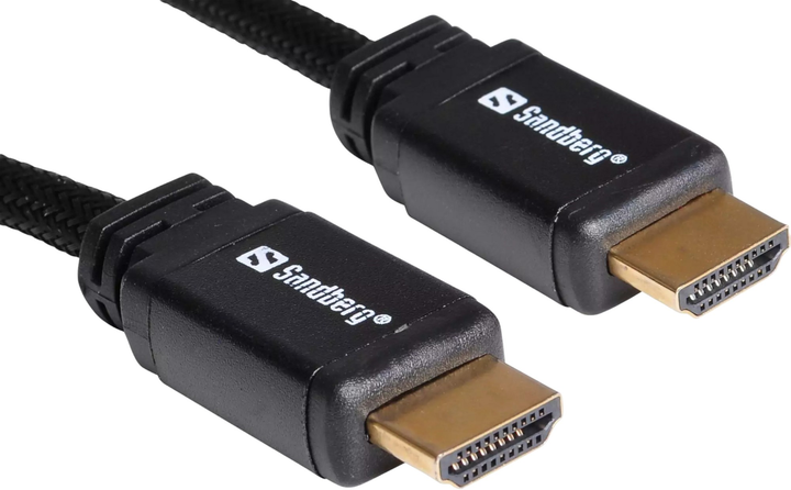 Kabel Sandberg HDMI - HDMI 5 m Black (5705730509001) - obraz 1