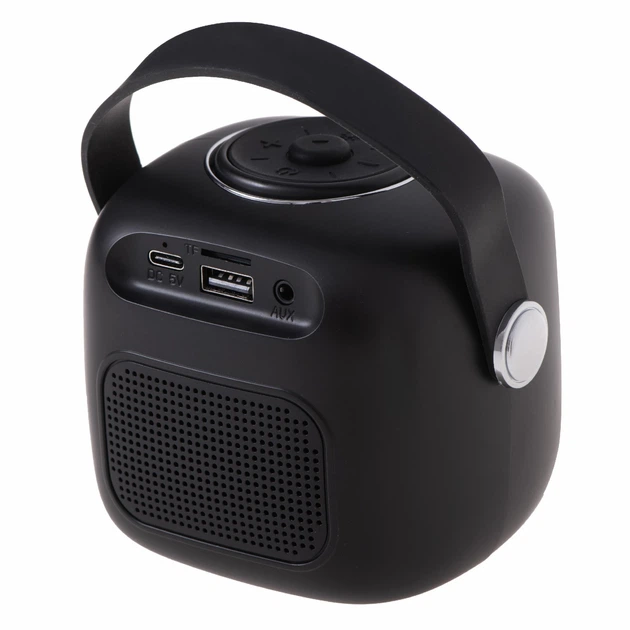 Колонка караоке Adler AD 1199 черная с микрофоном - SD/USB/AUX/Bluetooth - изображение 3
