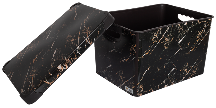 Контейнер Violet House 0648 Decor Marble Black 20 л (6673355) 8690066733558 20л. - Фото 2 Контейнер Violet House 0648 Decor Marble Black 20 л (6673355) 8690066733558 20л. - зображення 2