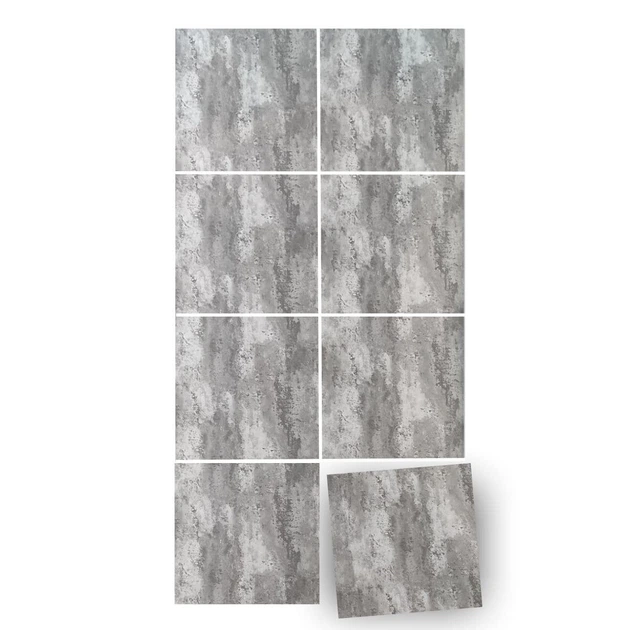 Декоративна плита ПВХ Sticker Wall платиновий мармур 1,22х2,44мх3мм SW-00001411 - зображення 2