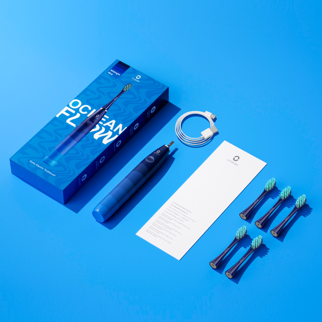 Szczoteczka elektryczna Oclean Flow Sonic Electric Toothbrush Blue - obraz 2