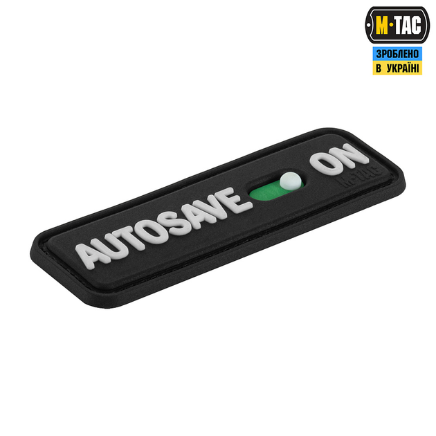 Нашивка M-Tac Autosave PVC Black - изображение 2