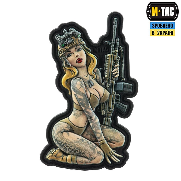 Нашивка M-Tac Tactical girl №5 PVC Skandinavik - изображение 1