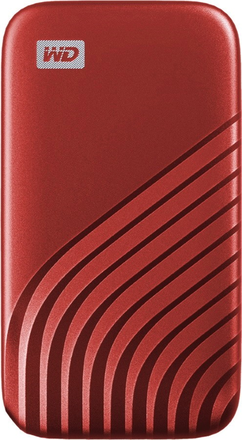 Dysk SSD Western Digital My Passport 500GB USB 3.2 Type-C Red (WDBAGF5000ARD-WESN) External - obraz 1