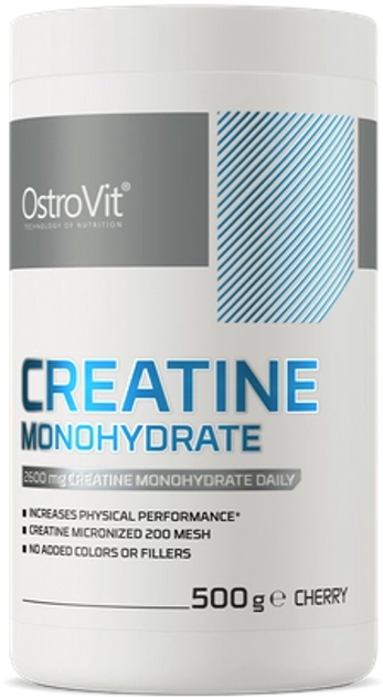 Креатин OstroVit Creatine Monohydrate 500 г Вишня (5902232617665) - зображення 1