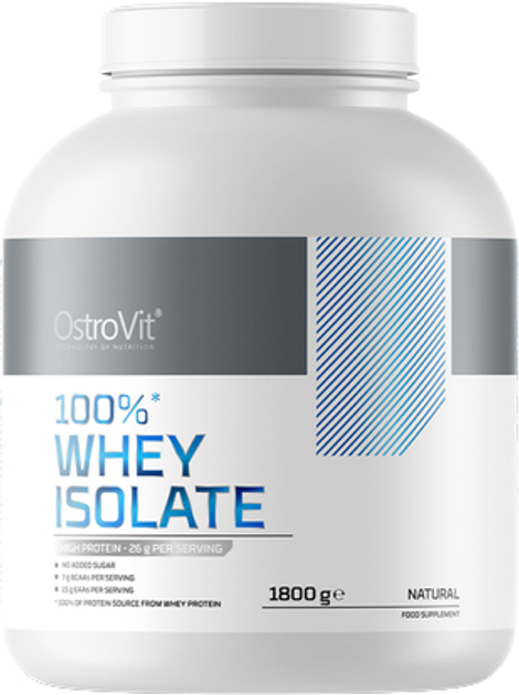 Протеїн OstroVit 100% Whey Protein Малина 1800 г (5903933909691) - зображення 1