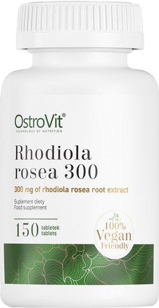 Харчова добавка OstroVit Rhodiola Rosea 300 мг 150 таблеток (5903933901312) - зображення 1