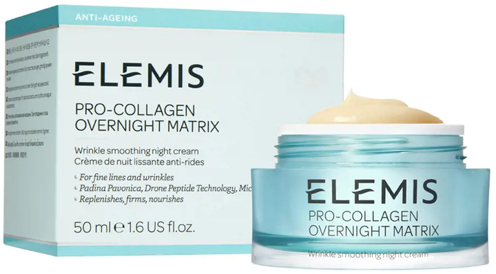 Нічний крем для обличчя Elemis Pro-Collagen Overnight Matrix 50 мл (0641628601431) - зображення 1