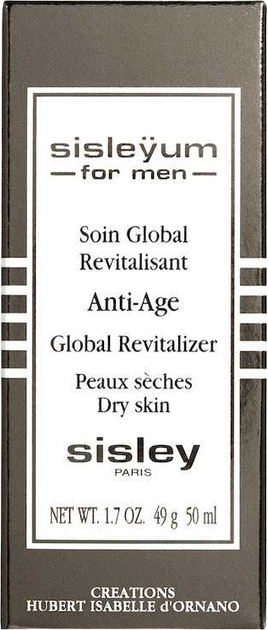 Крем для обличчя Sisley Sisleyum For Men Anti-Age Global Revitalizer Dry Skin PS 50 мл (3473311550002) - зображення 1