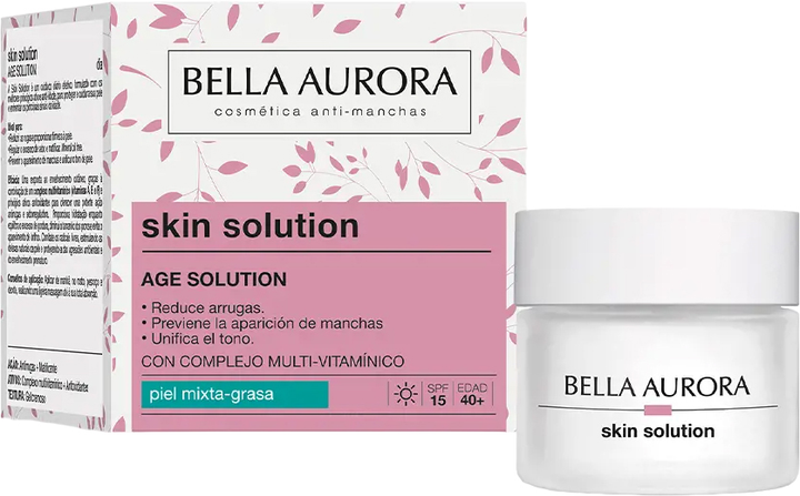 Денний крем для обличчя Bella Aurora Skin Solution Age Solution SPF 15 50 мл (8413400012733) - зображення 1