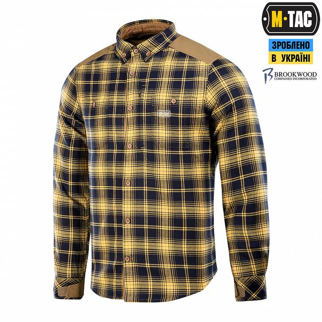 Сорочка M-Tac Redneck Shirt Navy Blue/Yellow M/R - зображення 1