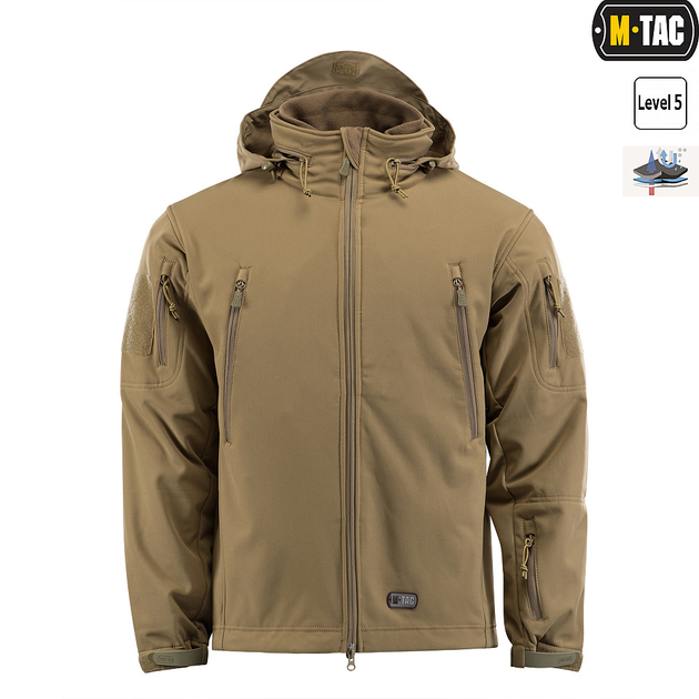 Куртка M-Tac Soft Shell с подстежкой Tan XS - изображение 2