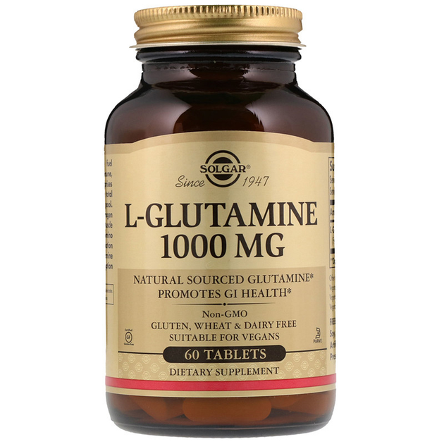 Аминокислоты Solgar L-Глютамин L-Glutamine 1000 мг 60 таблеток – фото ...