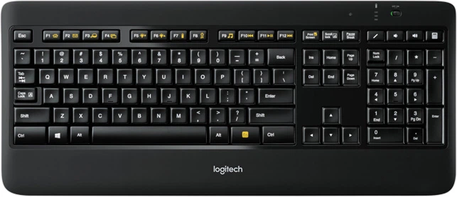 Logitech K800 ワイヤレスキーボード 本体 2個 Amazon.co.jp: LOGICOOL ワイヤレスイルミネートキーボード K800