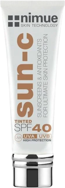 Сонцезахисний крем Nimue Sun-C Tinted SPF 40 Medium 60 мл (6009693493308) - зображення 1