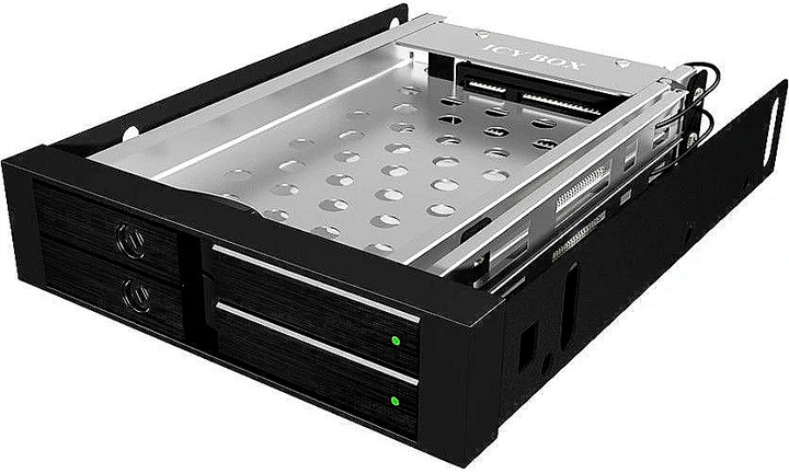 Внутрішня кишеня Icy Box IB-2227StS 2 x 2.5" HDD (GE001133) - зображення 1