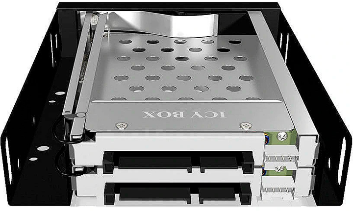 Płyta montażowa Icy Box IB-2227StS 2 x 2.5" HDD (GE001133) - obraz 3