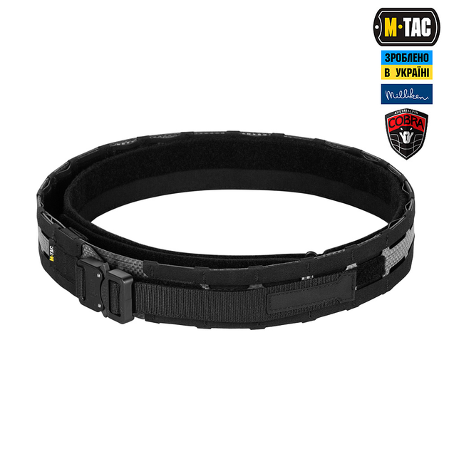 Ремень M-Tac Tiger Belt Cobra Buckle Black XL/2XL - изображение 2