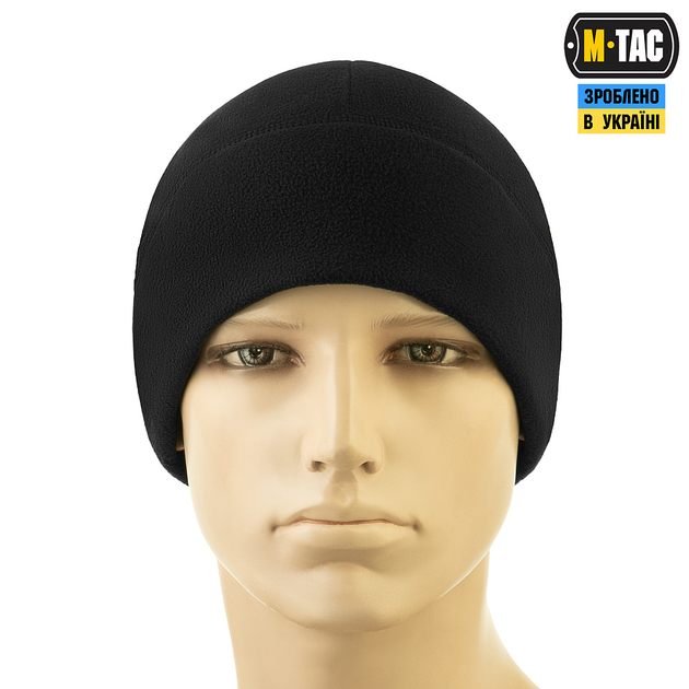 Шапка M-Tac Watch Cap Elite фліс (320г/м2) Black S - зображення 2