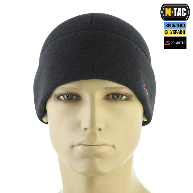 Шапка M-Tac Watch Cap фліс Polartec Dark Navy Blue M - зображення 2