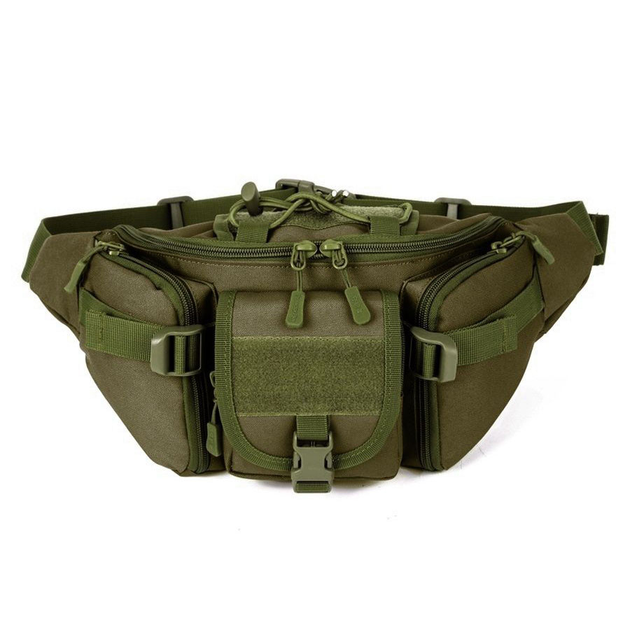 Сумка поясна тактична / Чоловіча сумка / Армійська сумка. Колір зелений - зображення 1