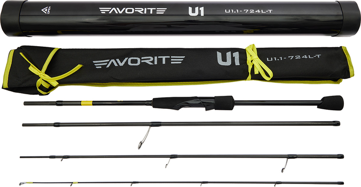 Вудилище спінінгове Favorite U1 724L-T 2.18 м 3-12 г Fast (16930774) - зображення 3