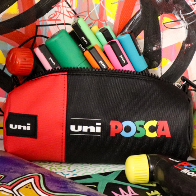 Пенал Uni Posca Case Червоний (3296280044996) - зображення 2