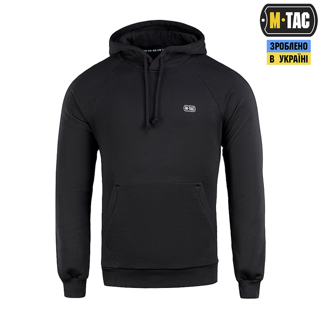 Кофта M-Tac Hoodie Cotton Raglan Black XS/R - изображение 2