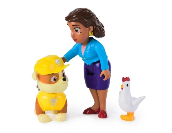 Zestaw figurek Spin Master Paw Patrol Hero Pup Mayor Goodway & Rubble (681147027374) - obraz 4