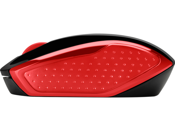 Беспроводная мышка HP 200 3 кН 1000 dpi Black-Red (2HU82AA) - изображение 3