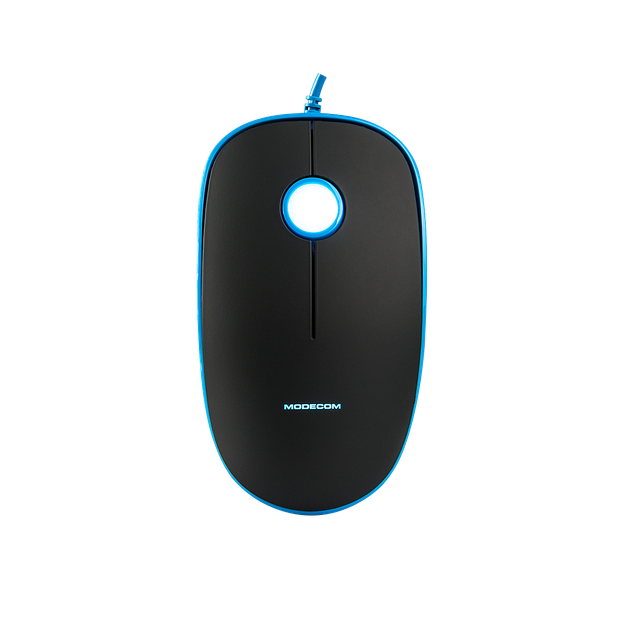 Проводная мышка Modecom MC-M111 3кн 1600dpi Black-Blue (M-MC-M111-140) - Фото 1 Проводная мышка Modecom MC-M111 3кн 1600dpi Black-Blue (M-MC-M111-140) - изображение 1