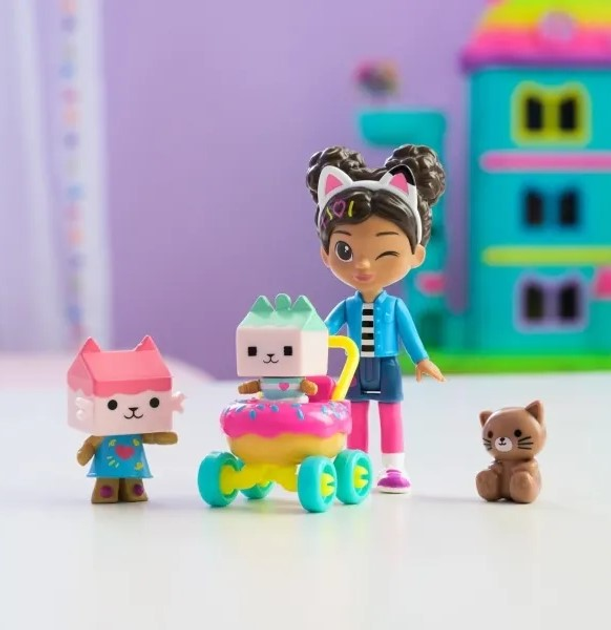 Набір фігурок Spin Master Gabby's Dollhouse Gabby's Kitty Care Figure Set (778988600450) - зображення 3
