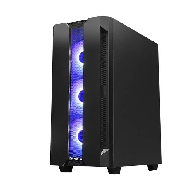 Корпус для компьютера Chieftec HUNTER 4x120mm A-RGB ATX без БП Black (GS-01B-OP) - Фото 5 Корпус для компьютера Chieftec HUNTER 4x120mm A-RGB ATX без БП Black (GS-01B-OP) - изображение 5