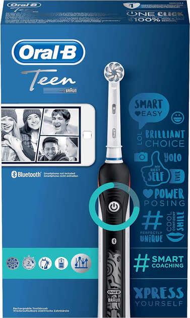 Szczoteczka elektryczna ORAL-B BRAUN Teen (4210201177746) - obraz 4