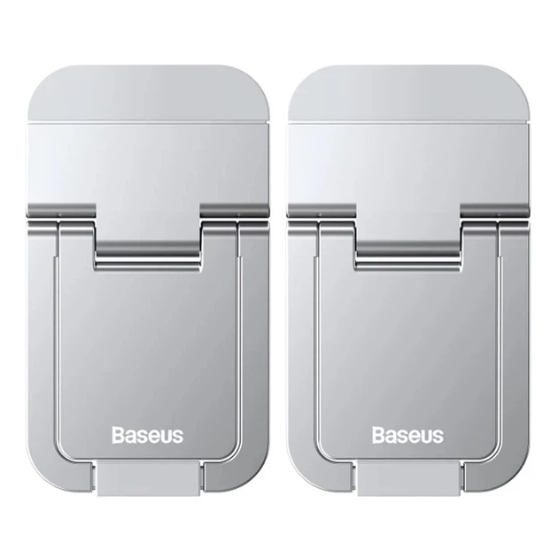 Подставка для ноутбука Baseus Slim Laptop Kickstand (2шт) (LUZC00001) Silver - изображение 3