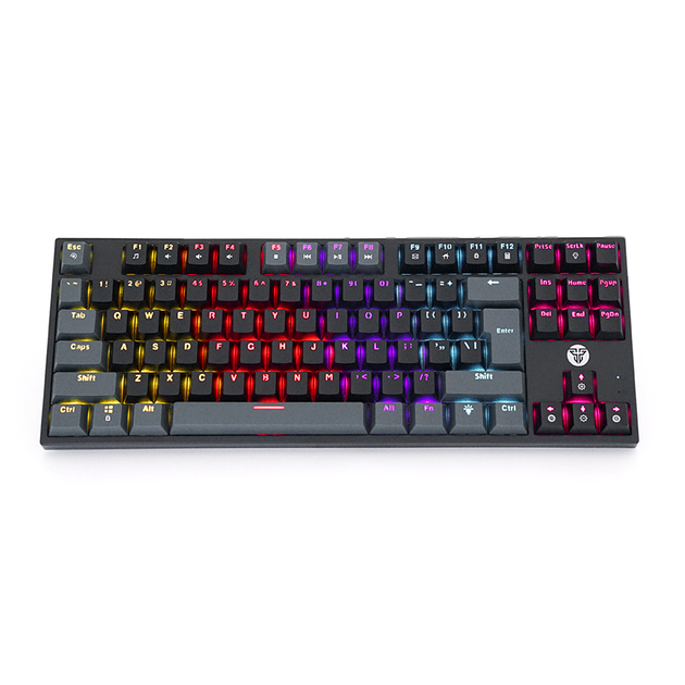 Клавиатура USB Fantech ATOM MK876, (Eng), Black(red switch), 87к, Q10 - изображение 1