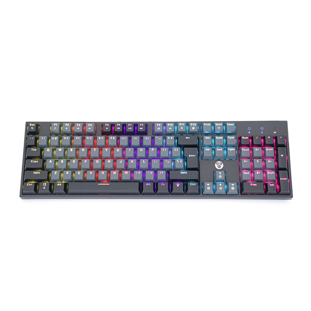 Клавиатура USB Fantech ATOM MK886, (Eng), Grey (blue switch), 104к, Q10 - изображение 1