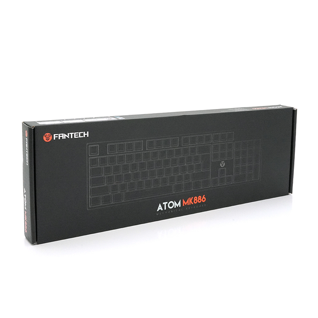 Клавиатура USB Fantech ATOM MK886, (Eng), Grey (blue switch), 104к, Q10 - изображение 2