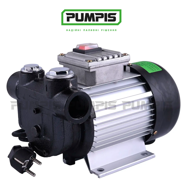 Насос для перекачки дизельного топлива PUMPIS AC 220-60, 220 В, 60 л/мин - изображение 3