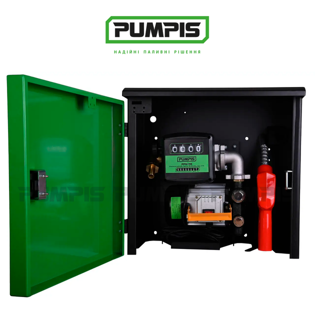 Стационарная заправочная станция для дизельного топлива PUMPIS MID 220-60 в ящике, 220 В, 60 л/мин - изображение 3