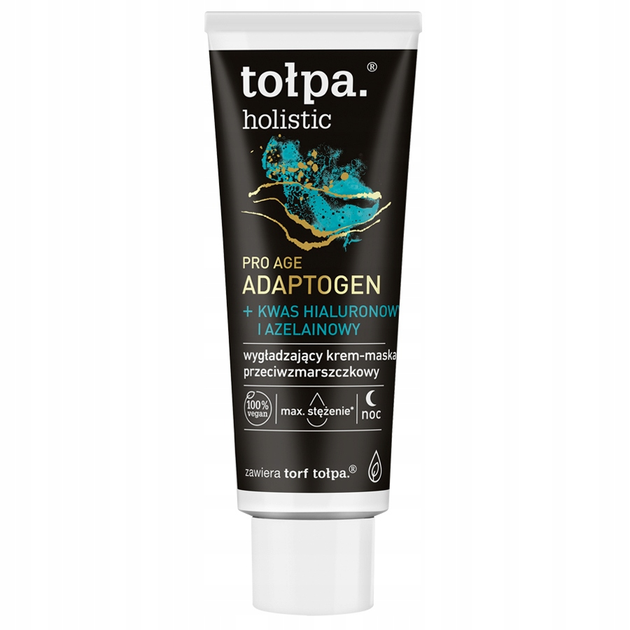 Нічна розгладжуюча крем-маска проти зморшок з азелаїновою кислотою Tolpa Holistic 40 мл (11832941250) 