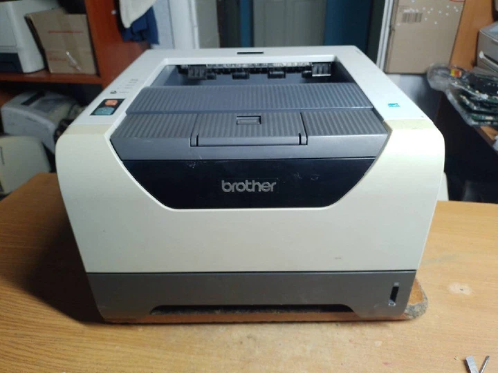 Принтер Brother HL-5350DN / Лазерная монохромная печать / 1200x1200 dpi / A4 / 30 стр/мин / USB 2.0, Ethernet / Дуплекс б/у - изображение 2