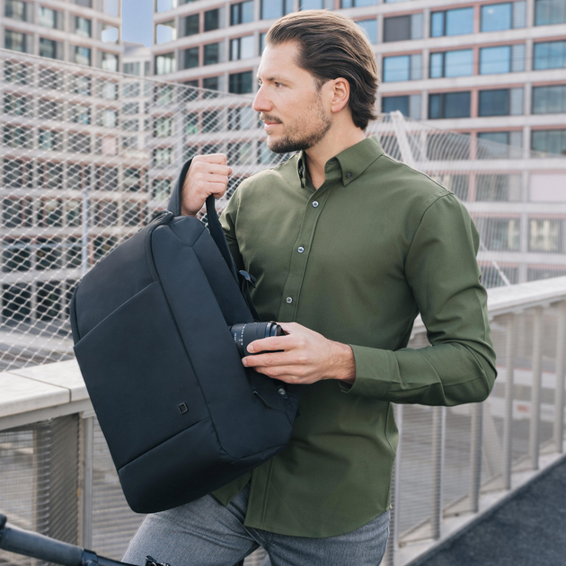 Plecak do laptopa Dicota Laptop Backpack Eco MOTION 13 - 15.6" Black (D31874-RPET) - obraz 8