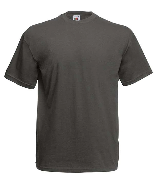 Футболка чоловіча Fruit of the Loom ValueWeight XXL Світлий графіт (0610360GL2XL) - Фото 1 Футболка чоловіча Fruit of the Loom ValueWeight XXL Світлий графіт (0610360GL2XL) - зображення 1