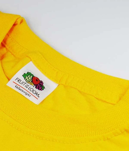 Футболка мужская Fruit of the Loom ValueWeight L Желтый (061036034L) - изображение 3