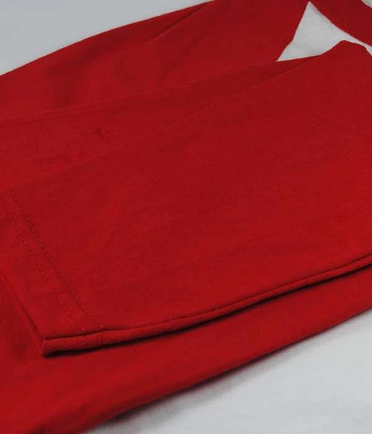 Футболка з довгим рукавом Fruit of the Loom Long sleeve baseball 3XL WM Білий / Червоний (0610280WM3XL) - Фото 4 Футболка з довгим рукавом Fruit of the Loom Long sleeve baseball 3XL WM Білий / Червоний (0610280WM3XL) - зображення 4