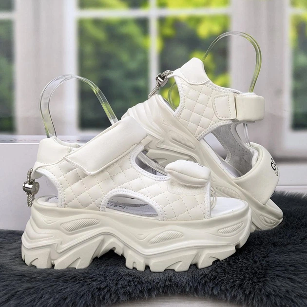 Босоножки подростковые для девочки Jong Golf белые на платформе 34 р (21,5 см) 5417 - Фото 5 Босоножки подростковые для девочки Jong Golf белые на платформе 34 р (21,5 см) 5417 - изображение 5