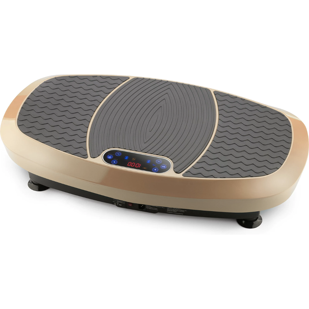Віброплатформа 3D Gymtek XP750 Intense Gold (2 мотори) до 180 кг + Еспандери та Bluetooth - зображення 4