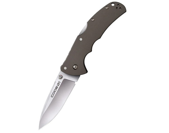 Ніж складаний Cold Steel Code 4 Spear Point, Metal Grey (CST CS-58PS) - зображення 1